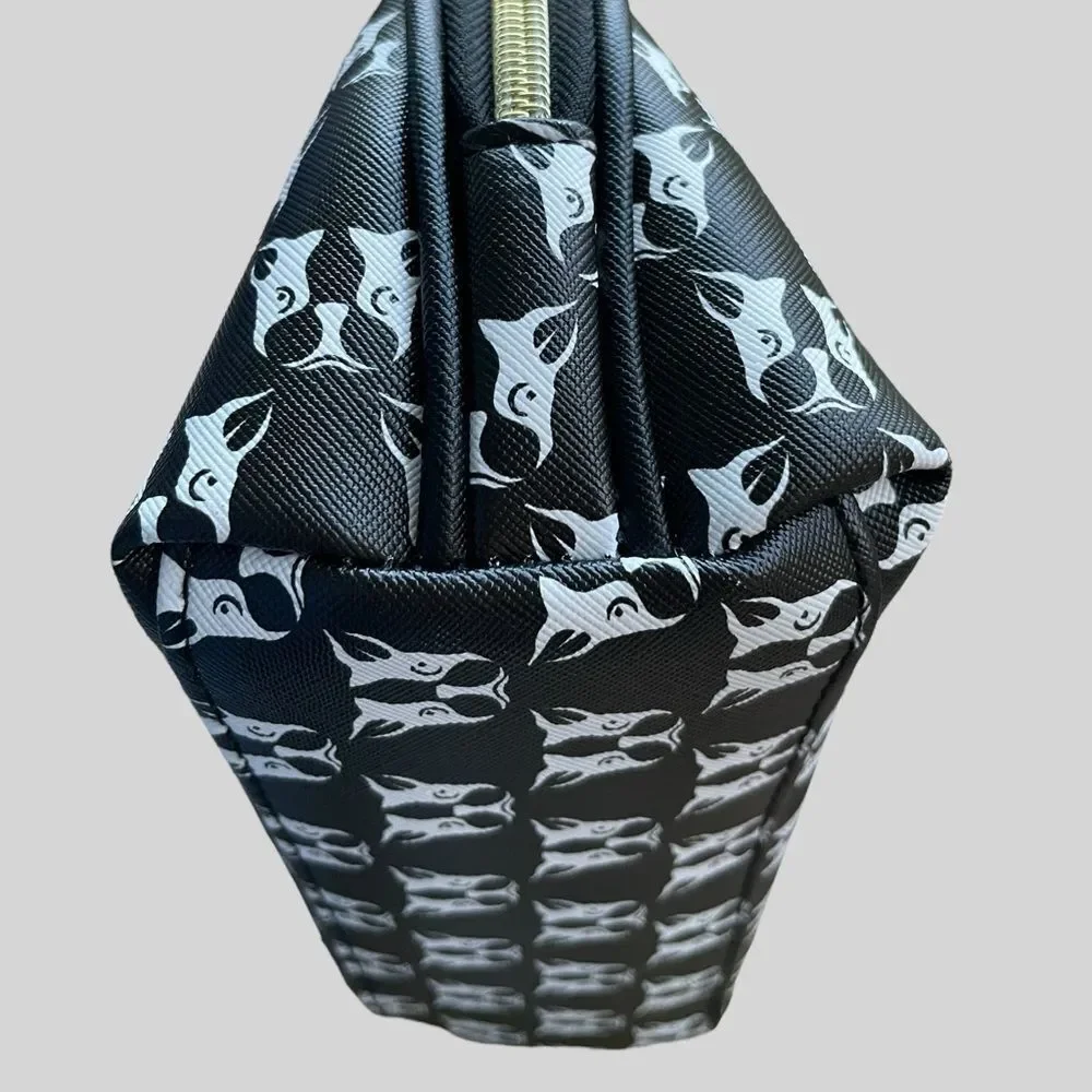 Dabney Lee French Bulldog Cosmetic Bag Makeup Travel Pouch NWT